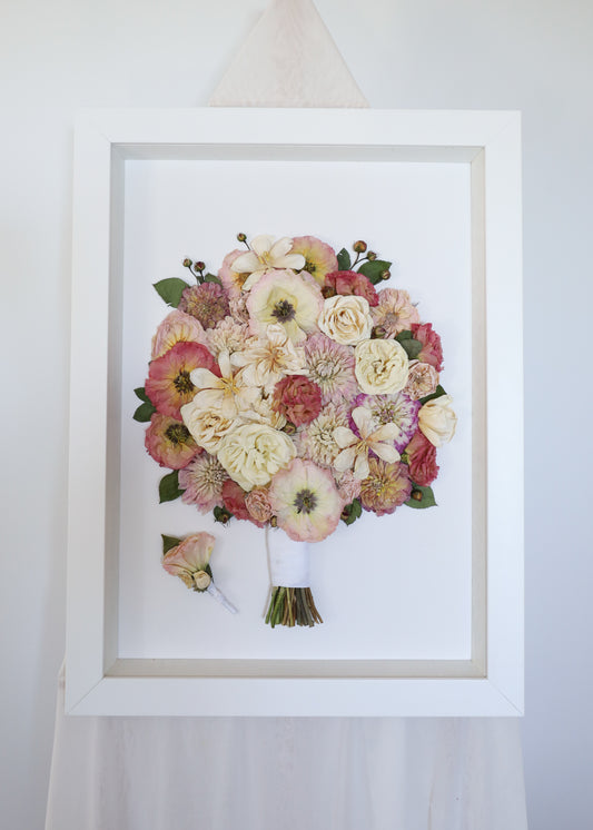 Frame Preserved Bouquet 50x60