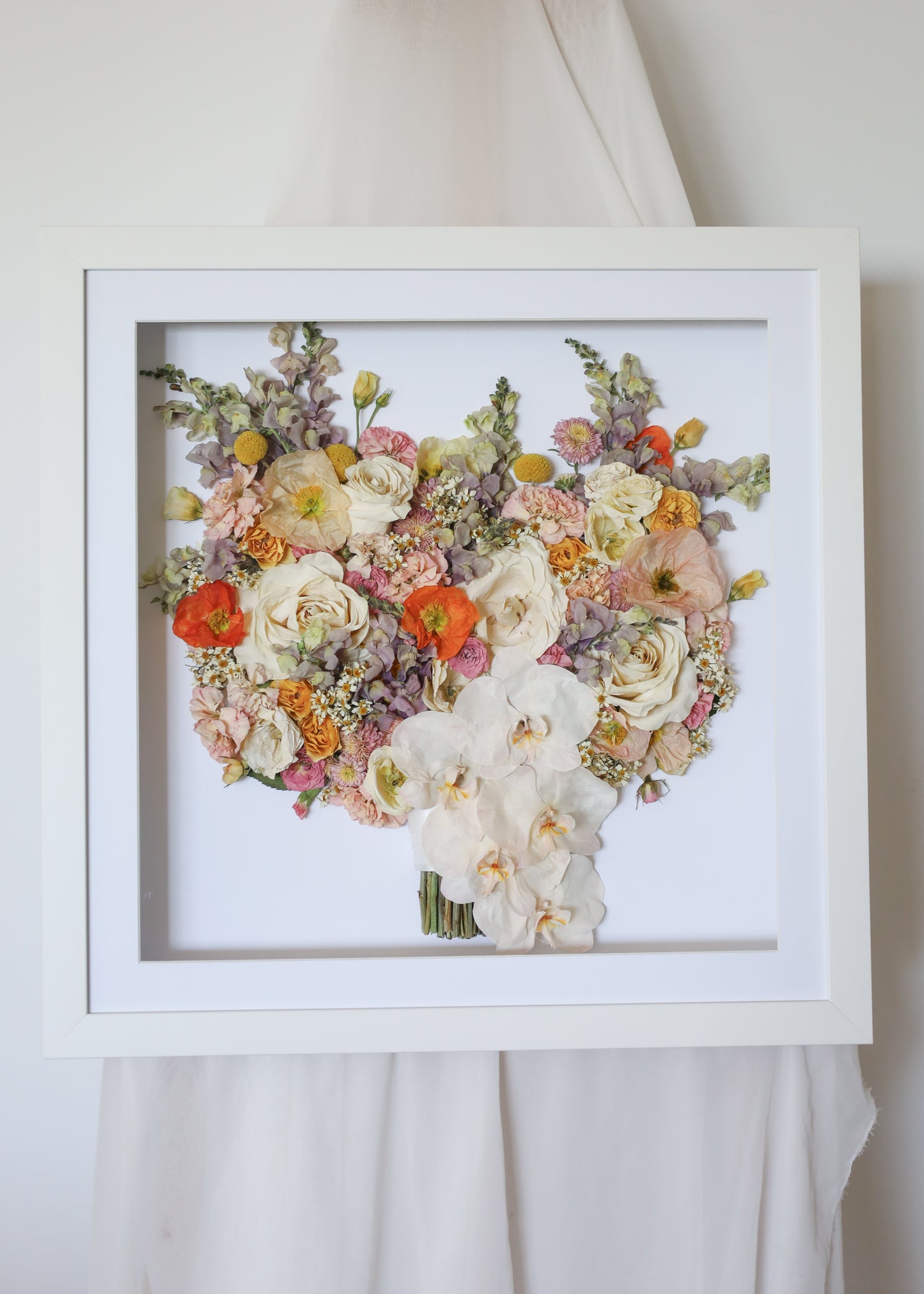 Frame Preserved Bouquet 60x60