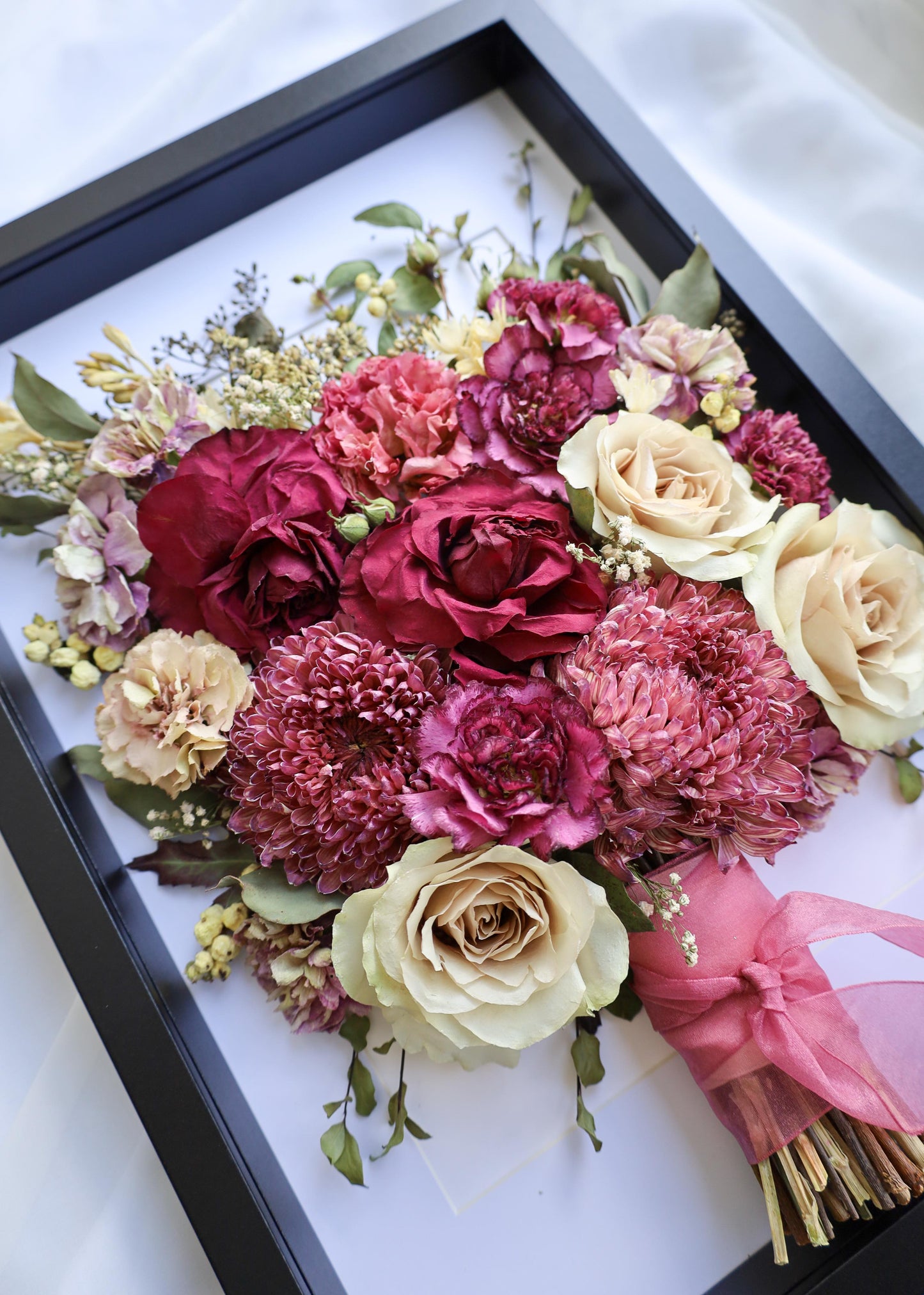 Framed Preserved Bouquet 50x40