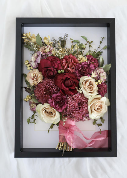 Framed Preserved Bouquet 50x40