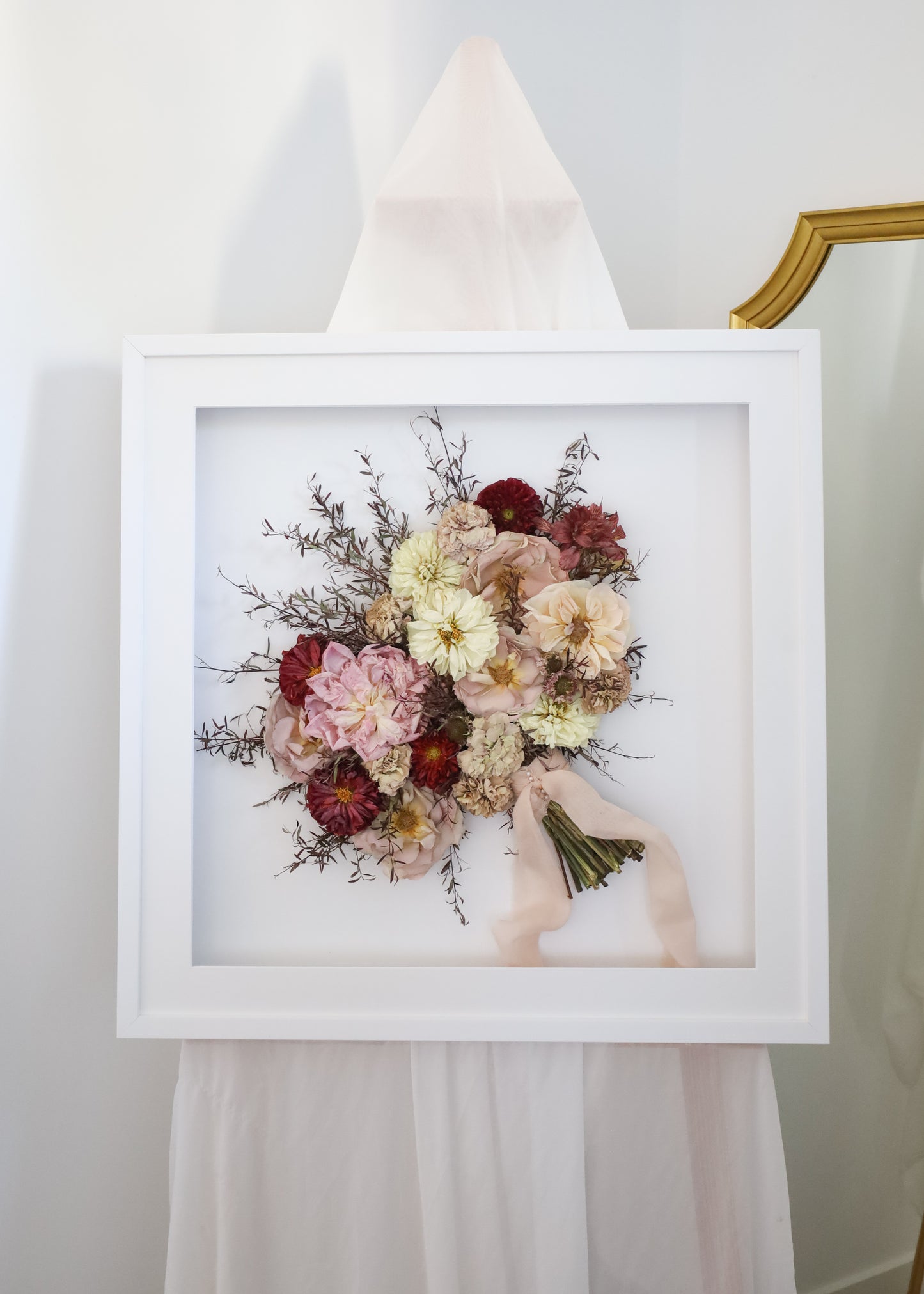 Frame Preserved Bouquet 60x60