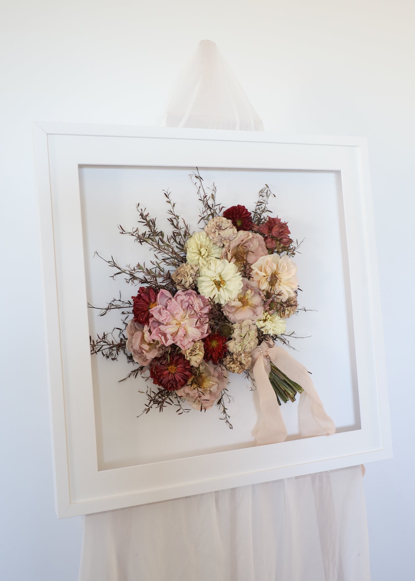 Frame Preserved Bouquet 60x60