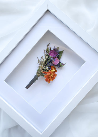 15x20 Framed Preserves Boutonnière