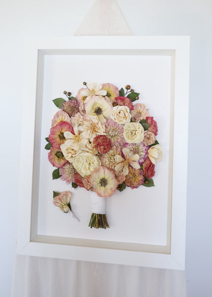 Frame Preserved Bouquet 50x70