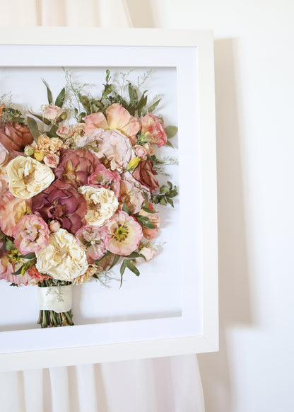 Framed Preserved Bouquet 50x50